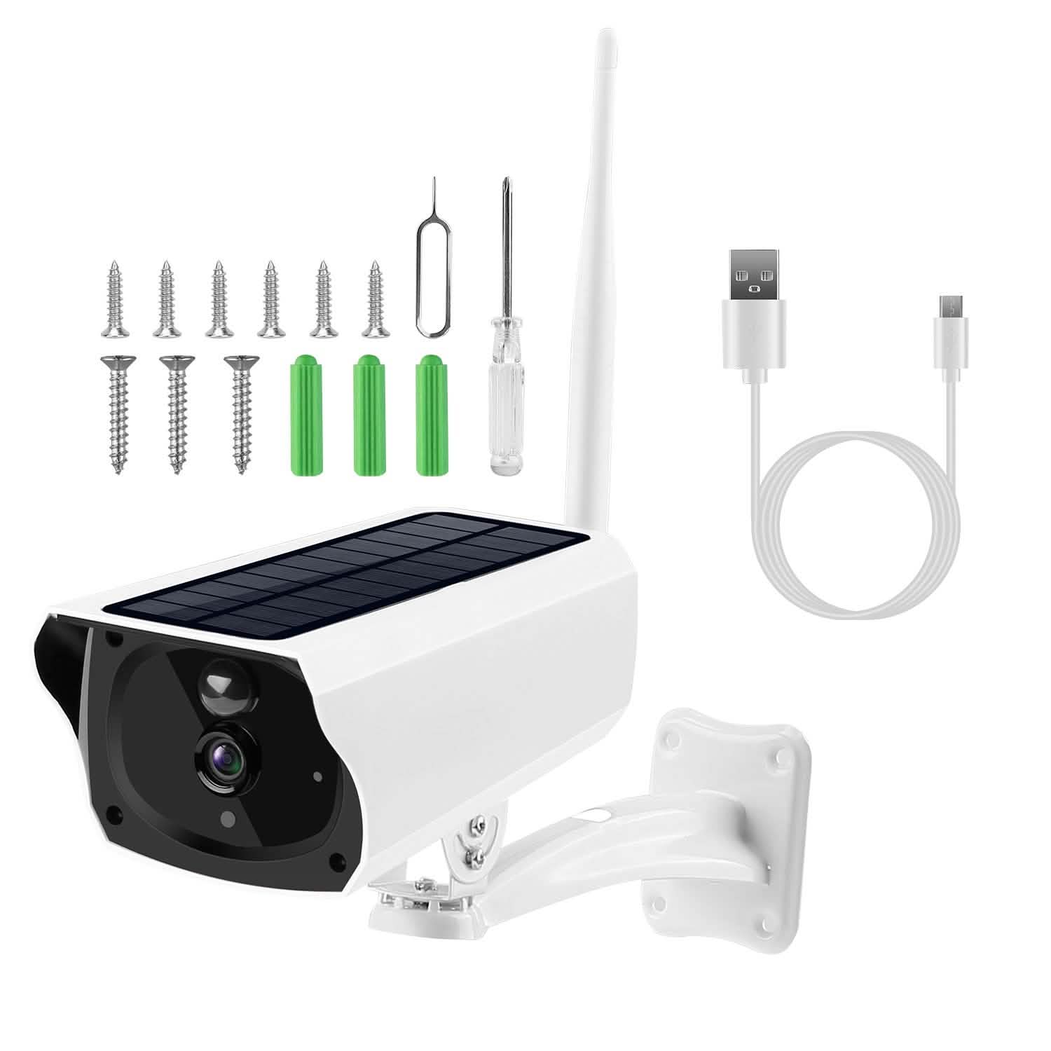 1080P Solar Powered Wifi IP Camera Smart Home & Security - DailySale