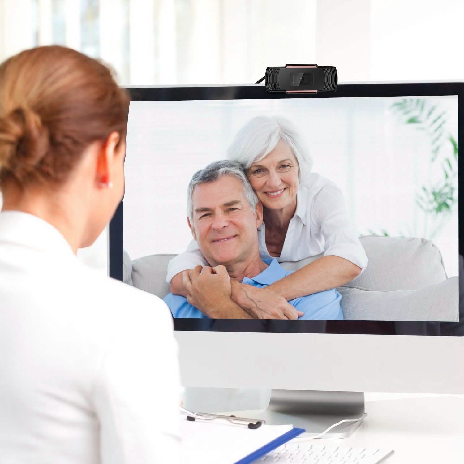 1080P USB Webcam 170 Degree Vertical Adjustment with Clip Computer Accessories - DailySale