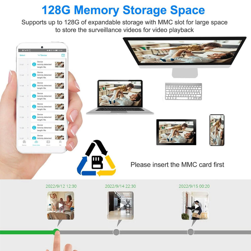 1080P WiFi IP Camera PIR Motion Detection Camcorder Smart Home & Security - DailySale