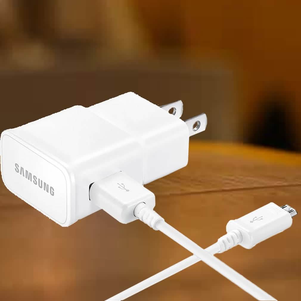 2-Pack: Samsung Adaptive Fast Charger with 4 Foot USB-C Cable - DailySale, Inc