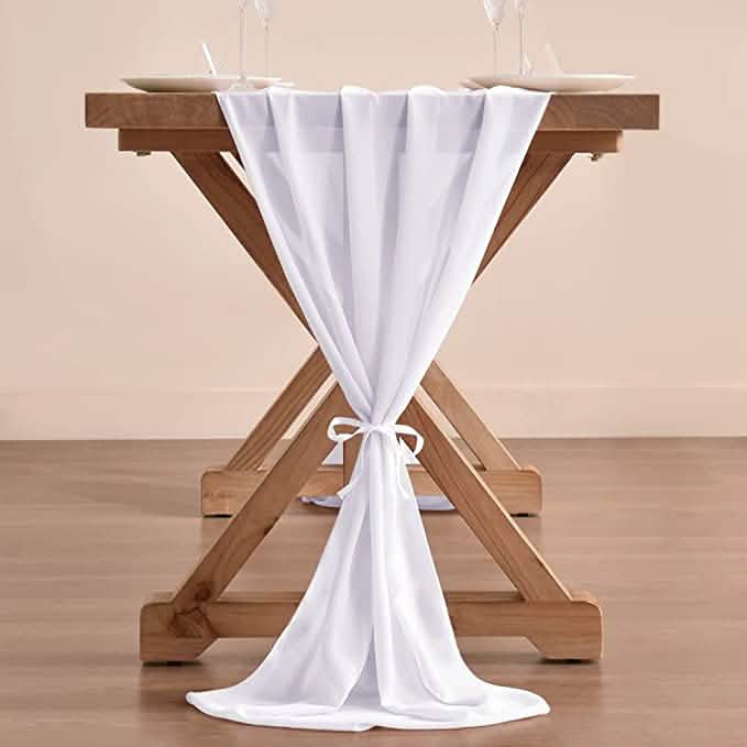 10Ft. Chiffon Table Runner Furniture & Decor - DailySale