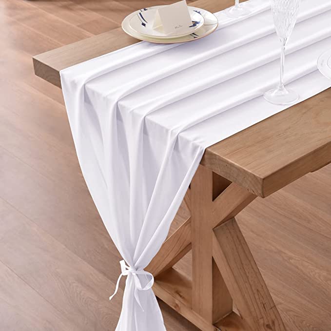 10Ft. Chiffon Table Runner Furniture & Decor - DailySale