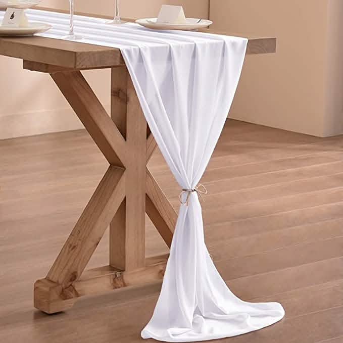 10Ft. Chiffon Table Runner Furniture & Decor - DailySale