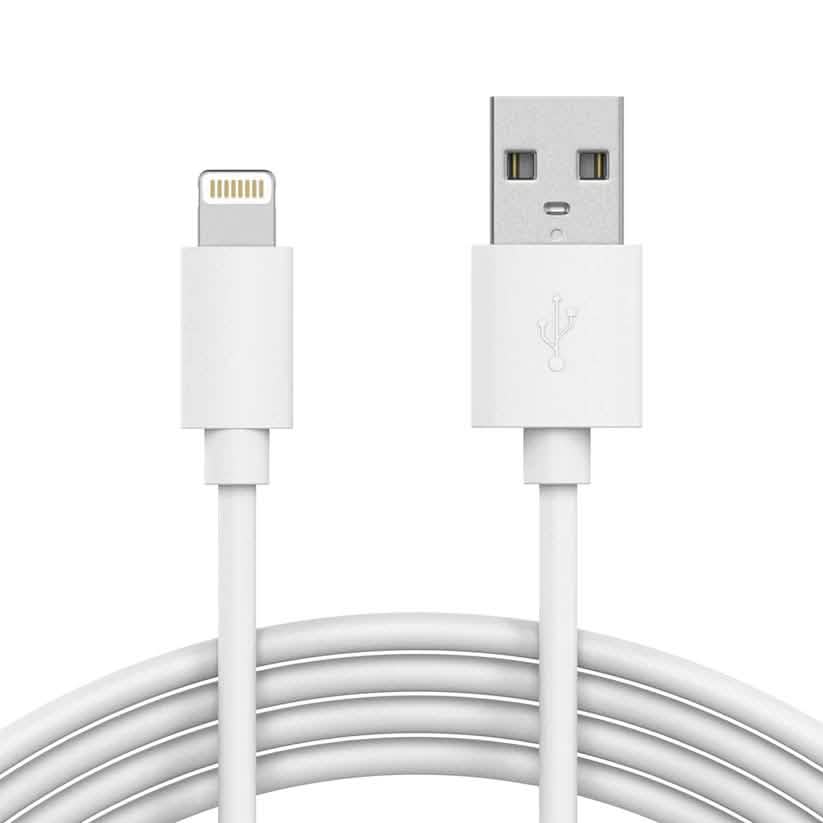 10ft. Lightning to USB Sync Charge Compatible Cable for Apple Phones Mobile Accessories - DailySale