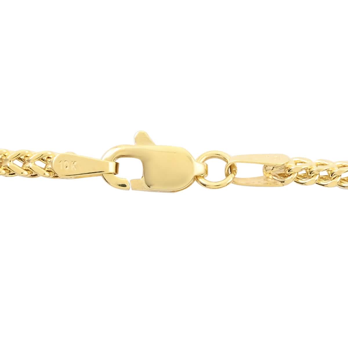 10K Yellow Gold 2MM Wheat Franco Box Chain Pendant Necklace Necklaces - DailySale