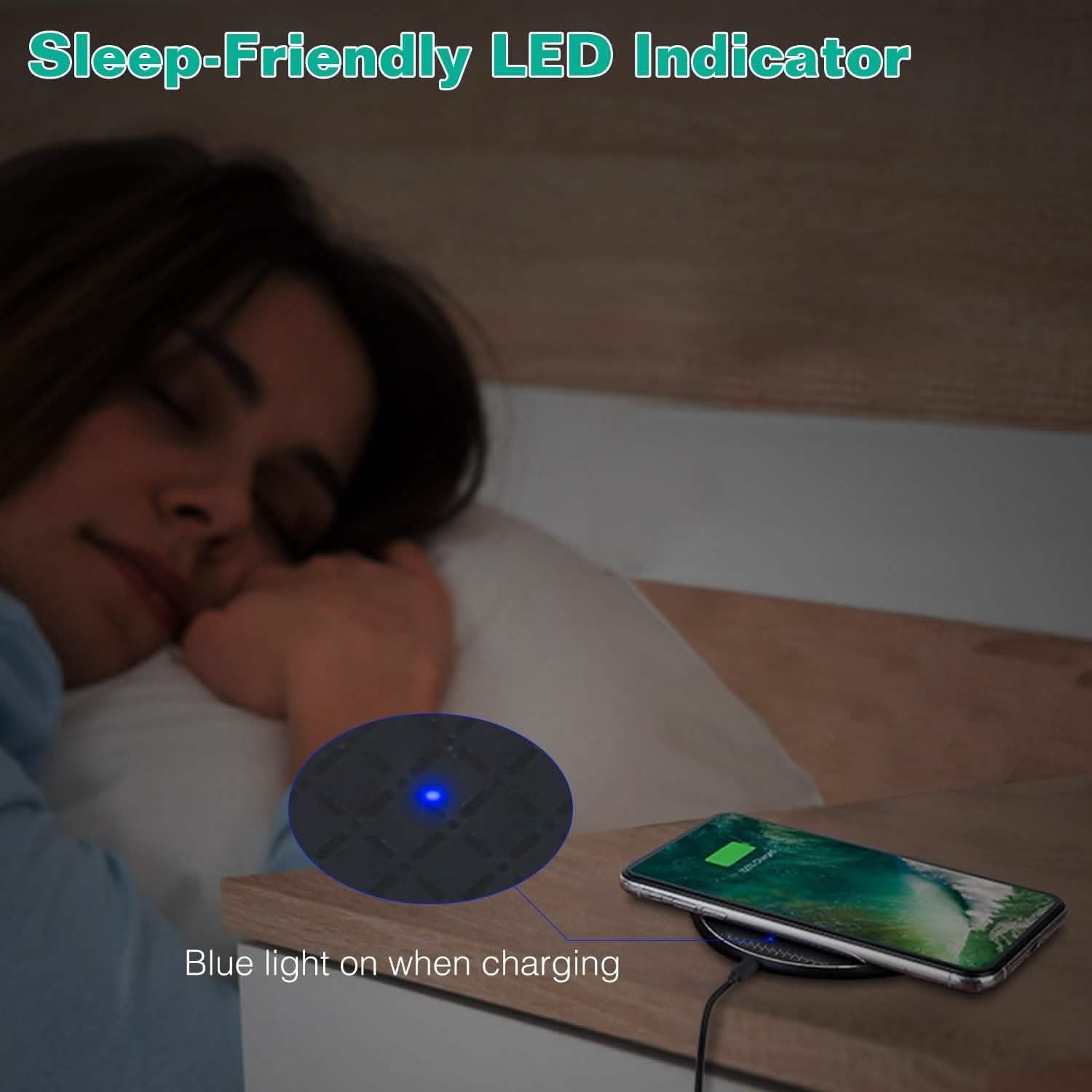 10W Qi Wireless Charger Mobile Accessories - DailySale