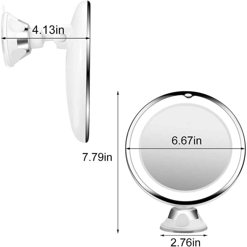10X Magnifying Makeup Mirror with Lights Beauty & Personal Care - DailySale