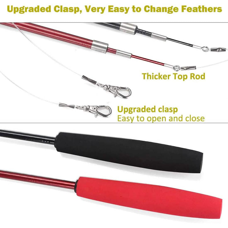 11-Pack: Interactive Cat Toy Wand Pet Supplies - DailySale