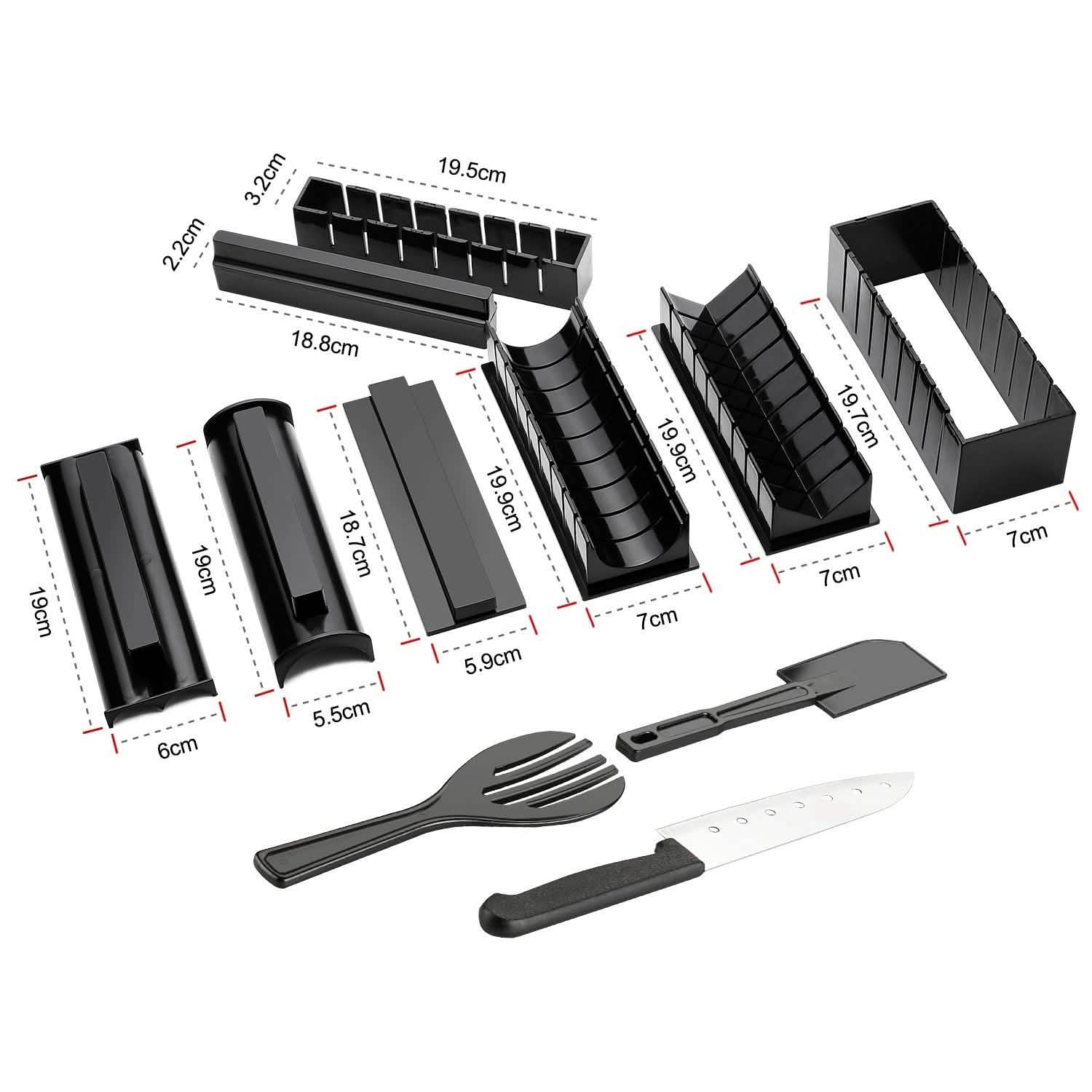 11-Piece: DIY Sushi Making Kit Tools Set Kitchen & Dining - DailySale