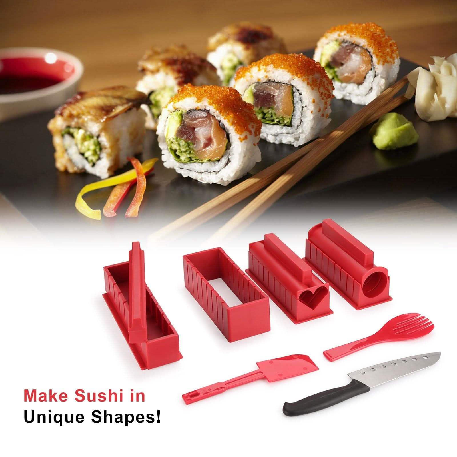 11-Piece: Sushi Making Kit Sushi Rolls with Premium Sushi Knife Kitchen & Dining - DailySale