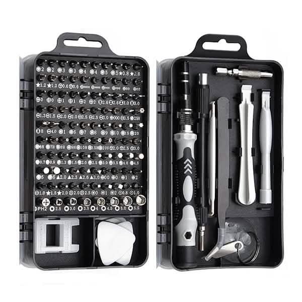 115-in-1 Mini Precision Screwdriver Set Home Improvement Black - DailySale