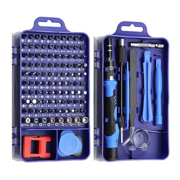 115-in-1 Mini Precision Screwdriver Set Home Improvement Blue - DailySale
