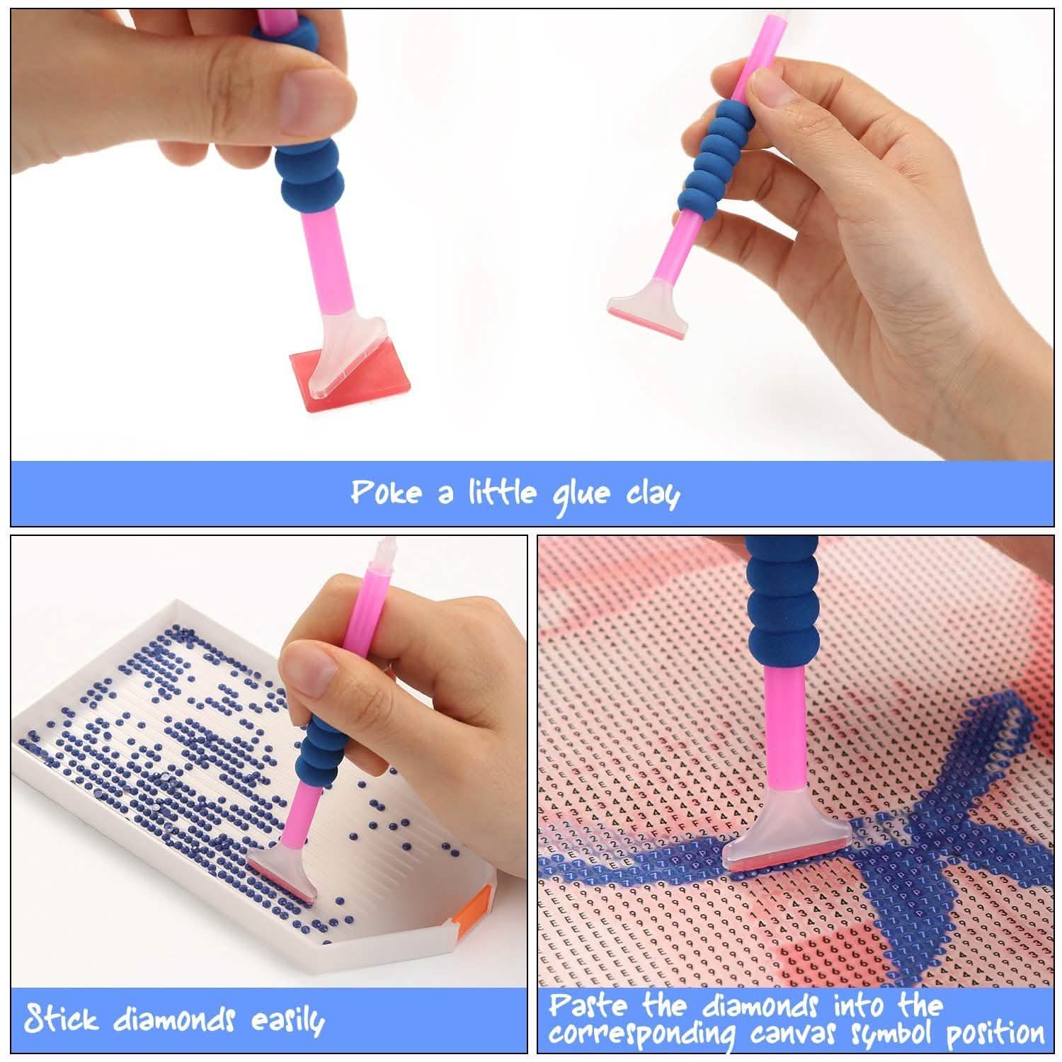 117-Piece: 5D Diamond Painting Tools Accessories Kit Art & Craft Supplies - DailySale