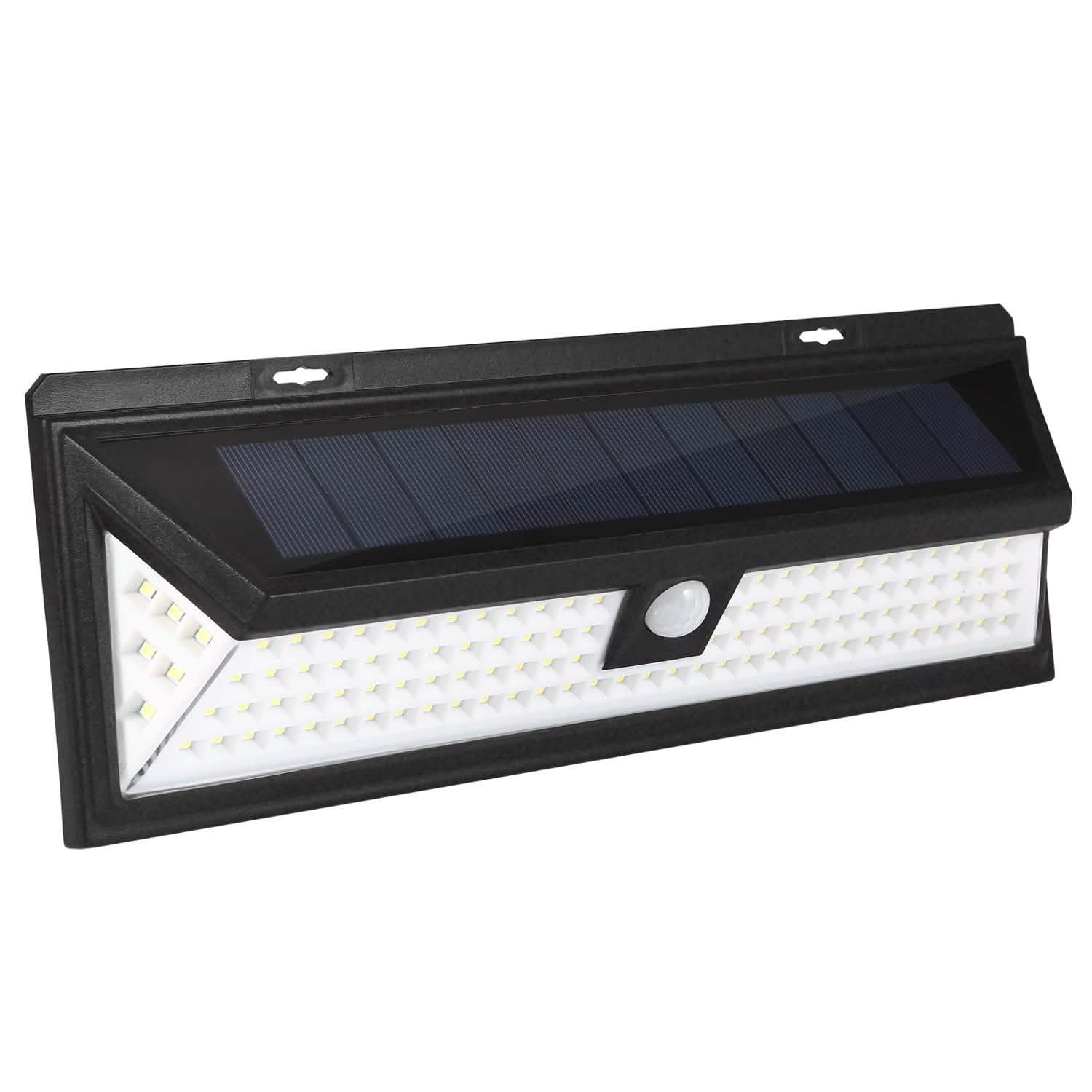 118 LEDs Solar Wall Light Outdoor Motion Sensor Lamp Outdoor Lighting - DailySale