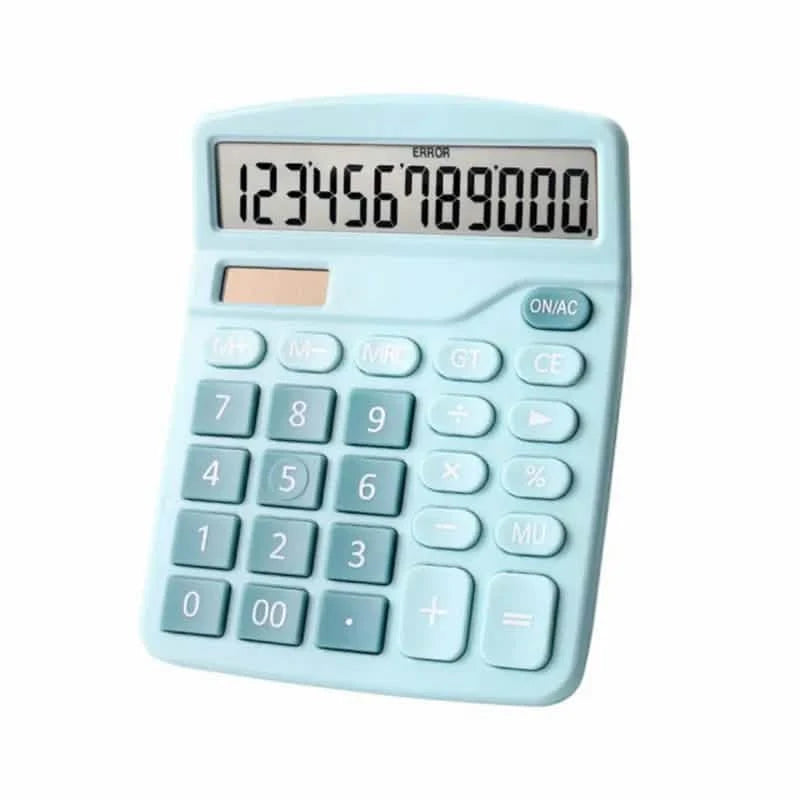 12-Bit Solar Dual Power Supply Calculator Everything Else Blue - DailySale