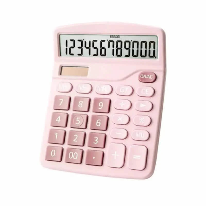 12-Bit Solar Dual Power Supply Calculator Everything Else Pink - DailySale