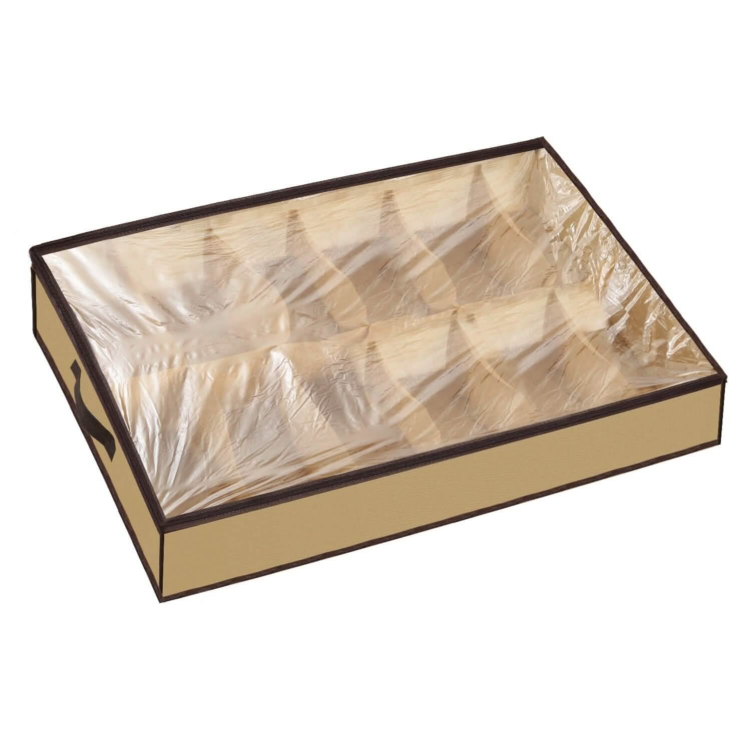 12 Cells Under the Bed Shoes Organizer Closet & Storage - DailySale