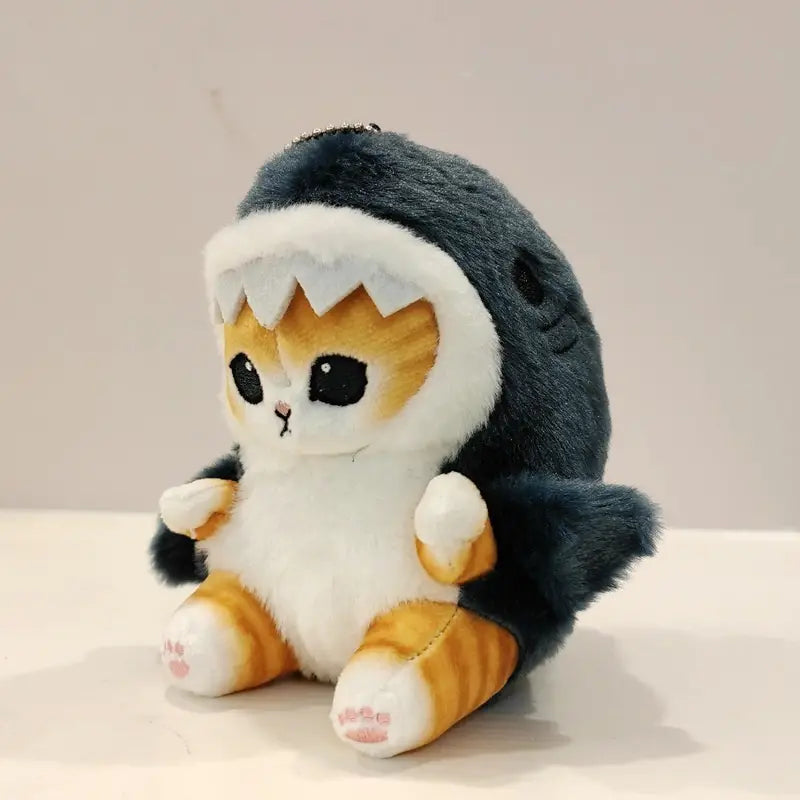 12'' Cute Shark Cat Plush Toy Toys & Games Blue - DailySale