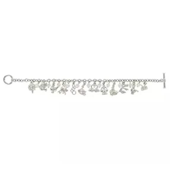 12 Days of Christmas Charm Bracelet Bracelets - DailySale