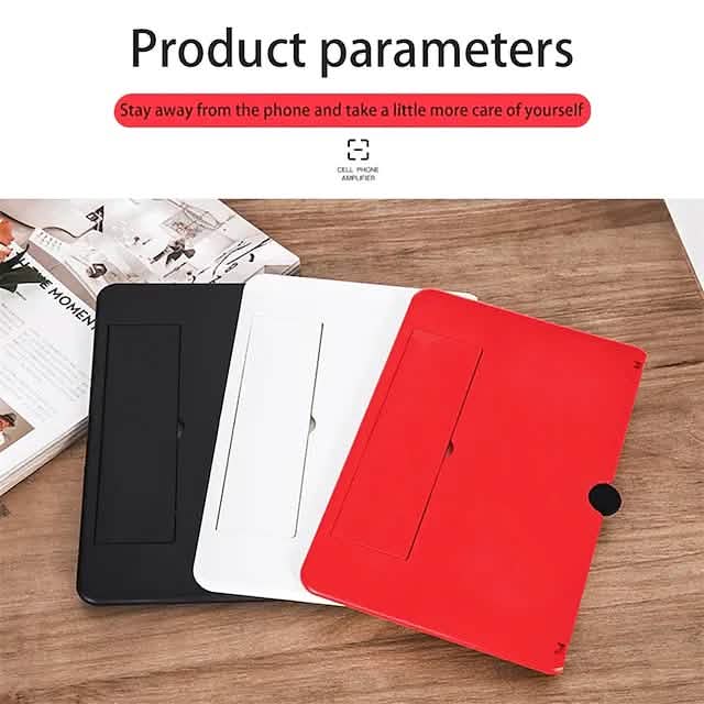 12 inch 3D Mobile Phone Screen Magnifier HD Video Amplifier with Foldable Holder Mobile Accessories - DailySale