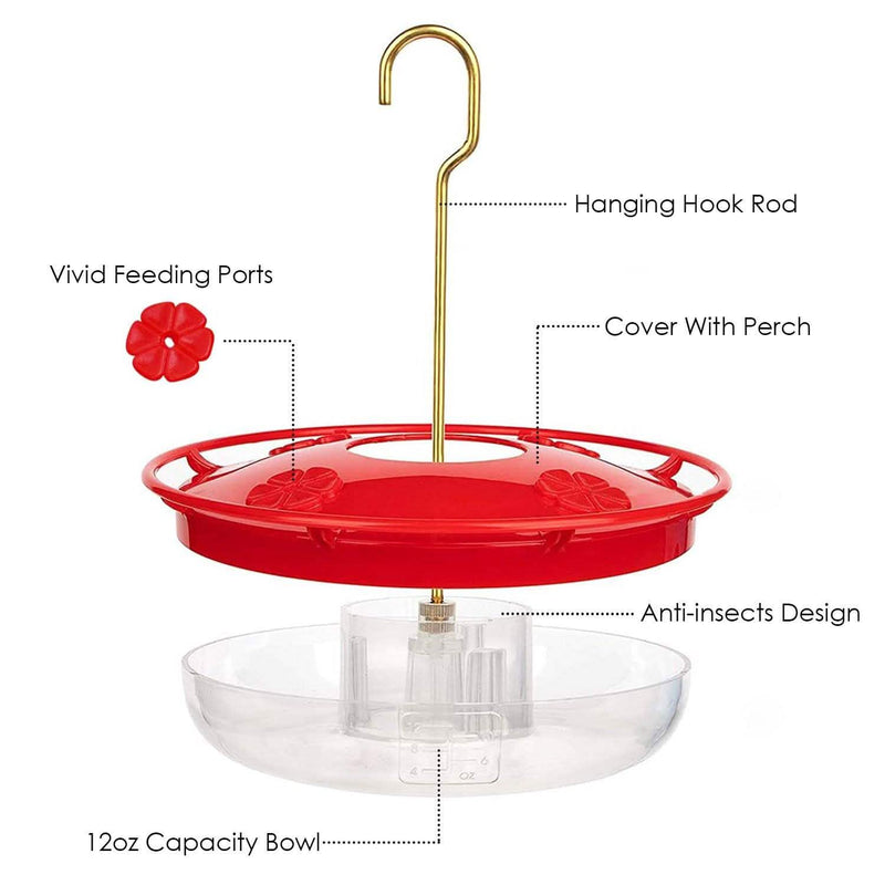 12 Oz Hummingbird Feeder Garden & Patio - DailySale