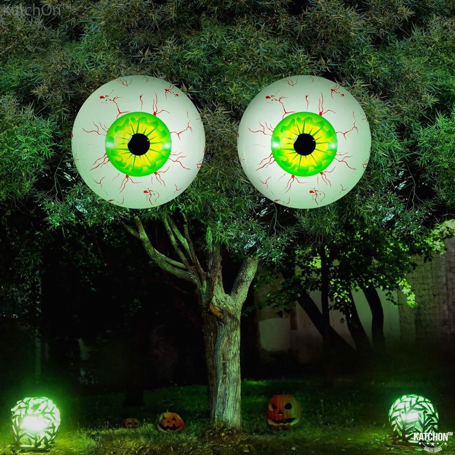 12-Pack: 22 Inch Halloween Eyeball Balloons Holiday Decor & Apparel - DailySale