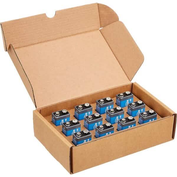 12-Pack: 9 Volt High-Performance Lithium Batteries Batteries & Power Accessories - DailySale