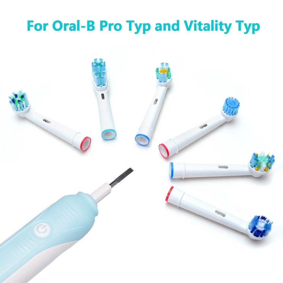 12-Pack: Assorted Clean Replacement Electric Toothbrush Heads Beauty & Personal Care - DailySale