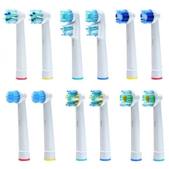 12-Pack: Clean Replacement Electric Toothbrush Heads Beauty & Personal Care - DailySale
