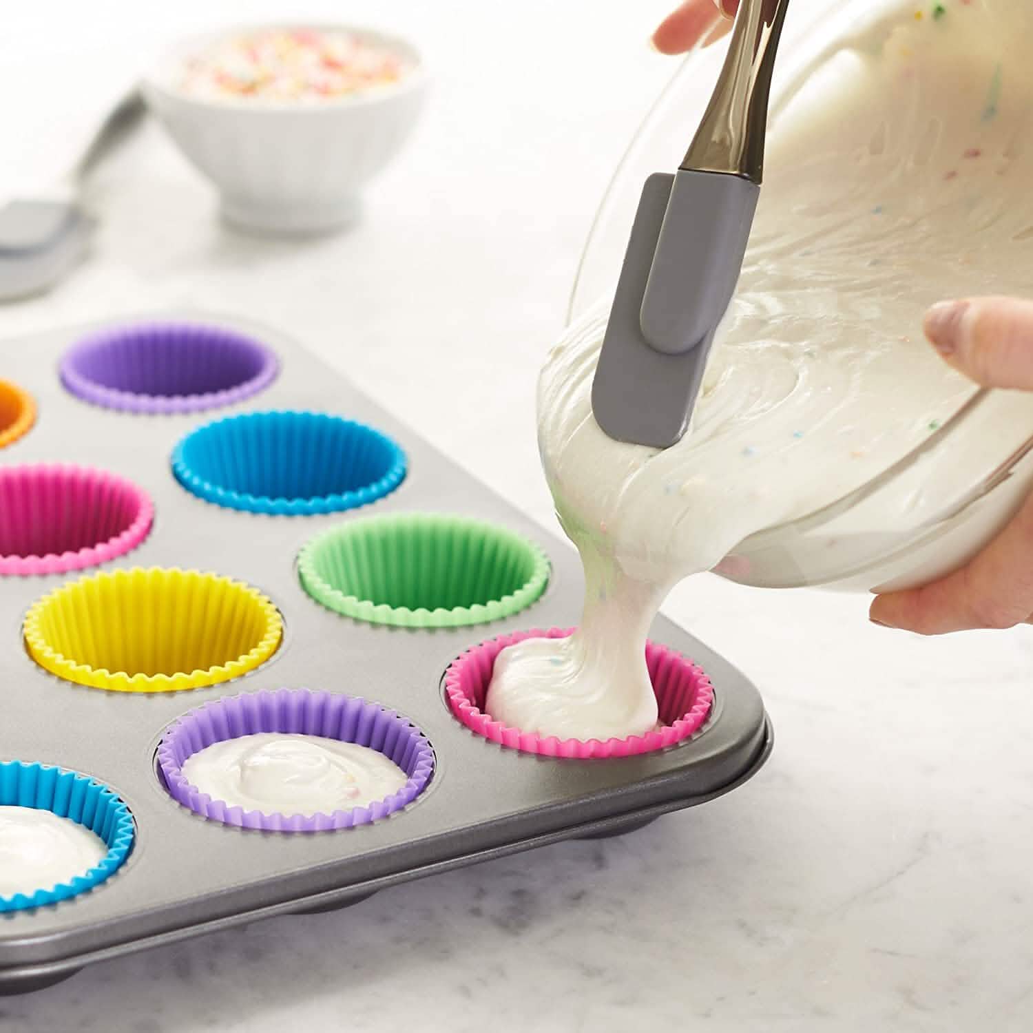 12-Pack: Cup Cake Mold Kitchen Tools & Gadgets - DailySale