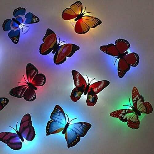 12-Pack: LED Butterfly Decoration Night Light Indoor Lighting - DailySale