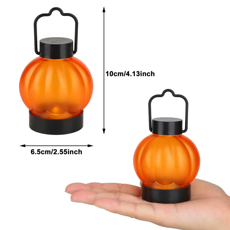 12-Pack: LED Pumpkin Tealights Smokeless Candles Indoor Lighting - DailySale