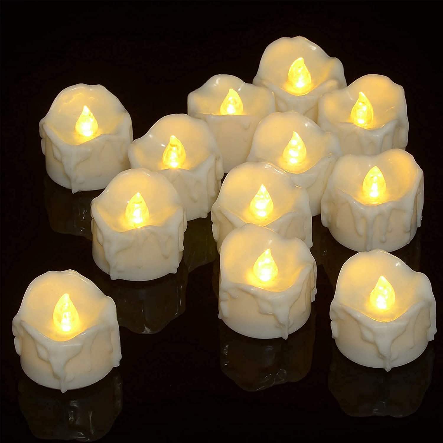 12-Pack: LED Timer Candle Decoration Holiday Decor & Apparel - DailySale