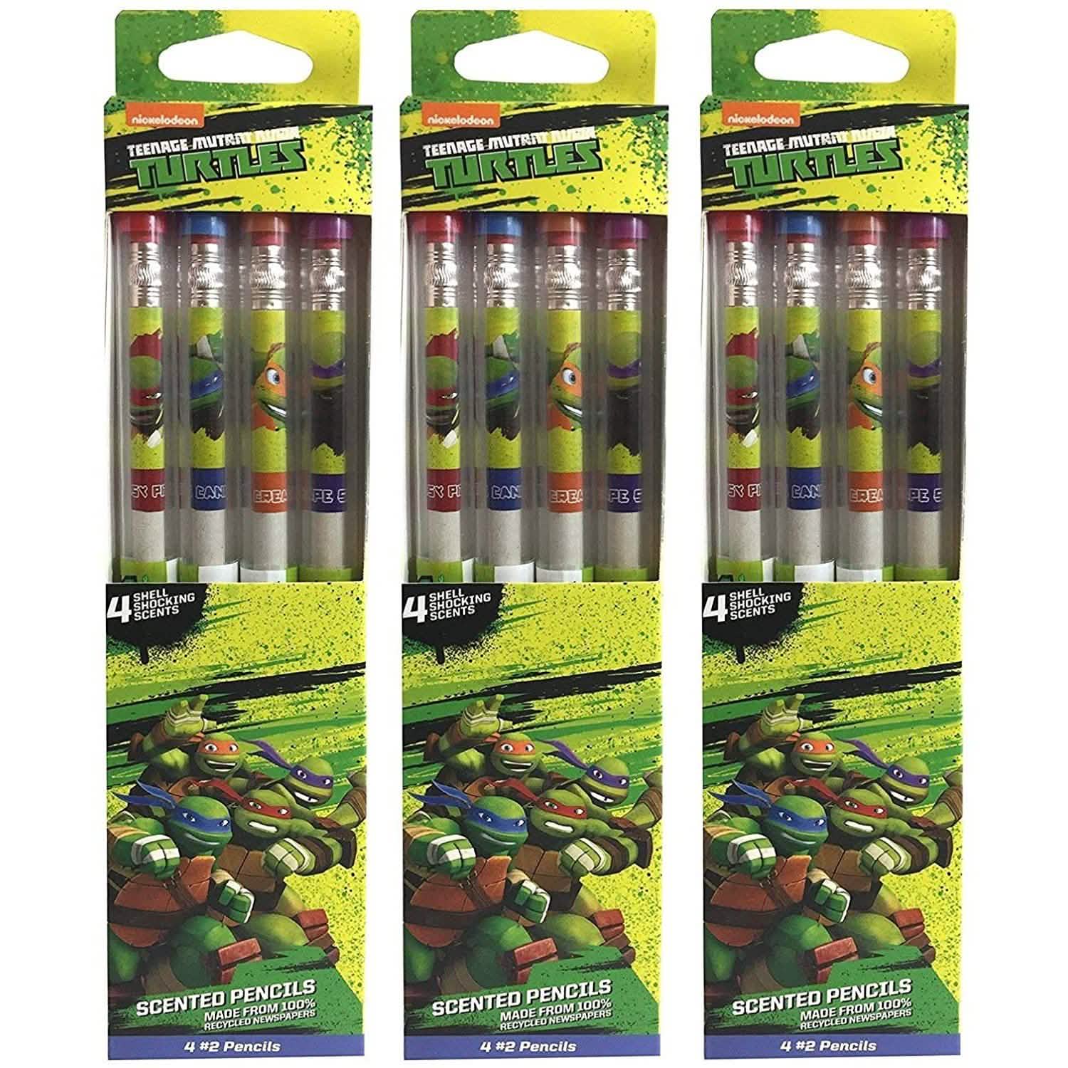 12-Pack: No 2 Scented Teenage Mutant Ninja Turtles Smencils Toys & Hobbies - DailySale
