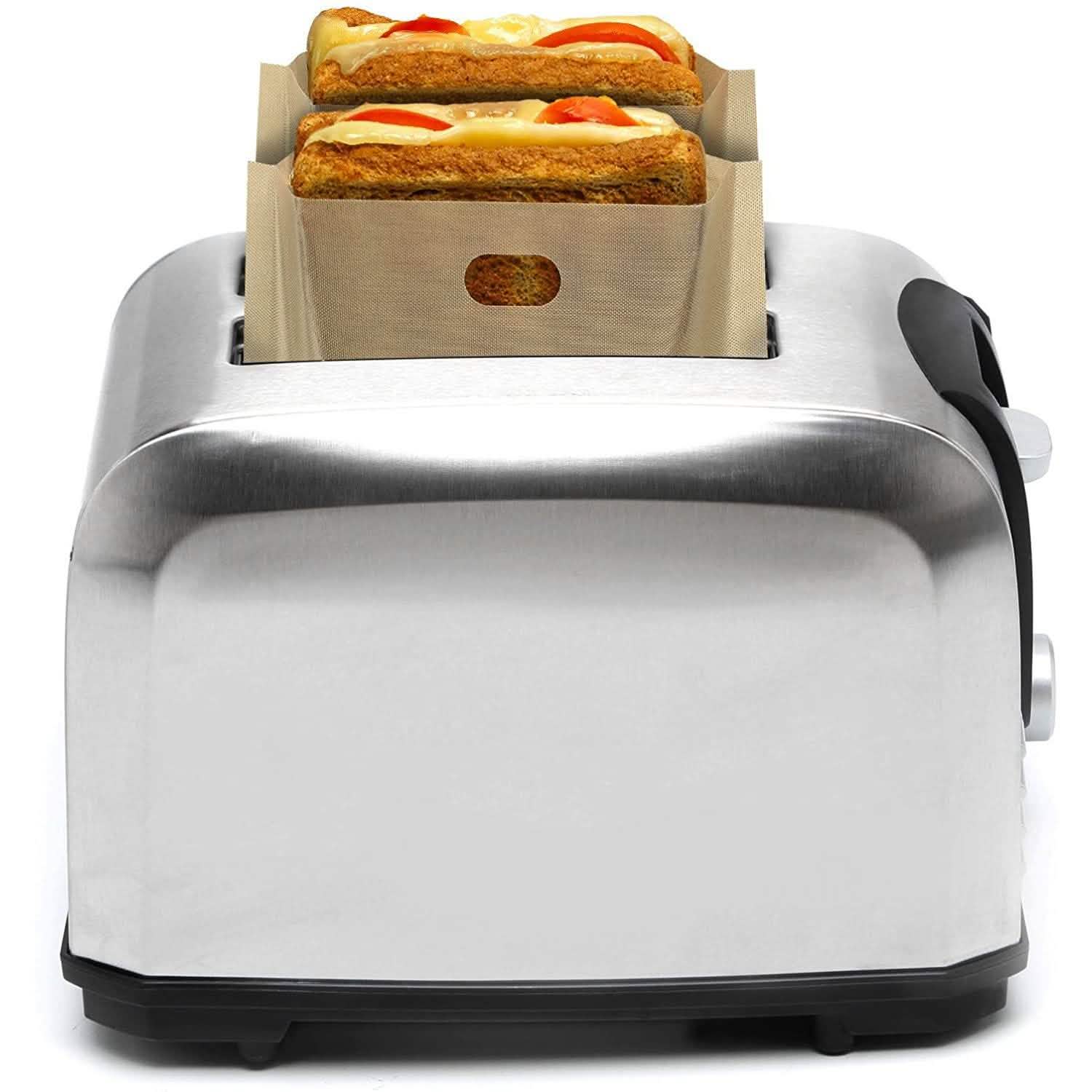 12-Pack: RL Treats Non Stick Reusable Toaster Bags for Sandwich and Grilling Kitchen & Dining - DailySale