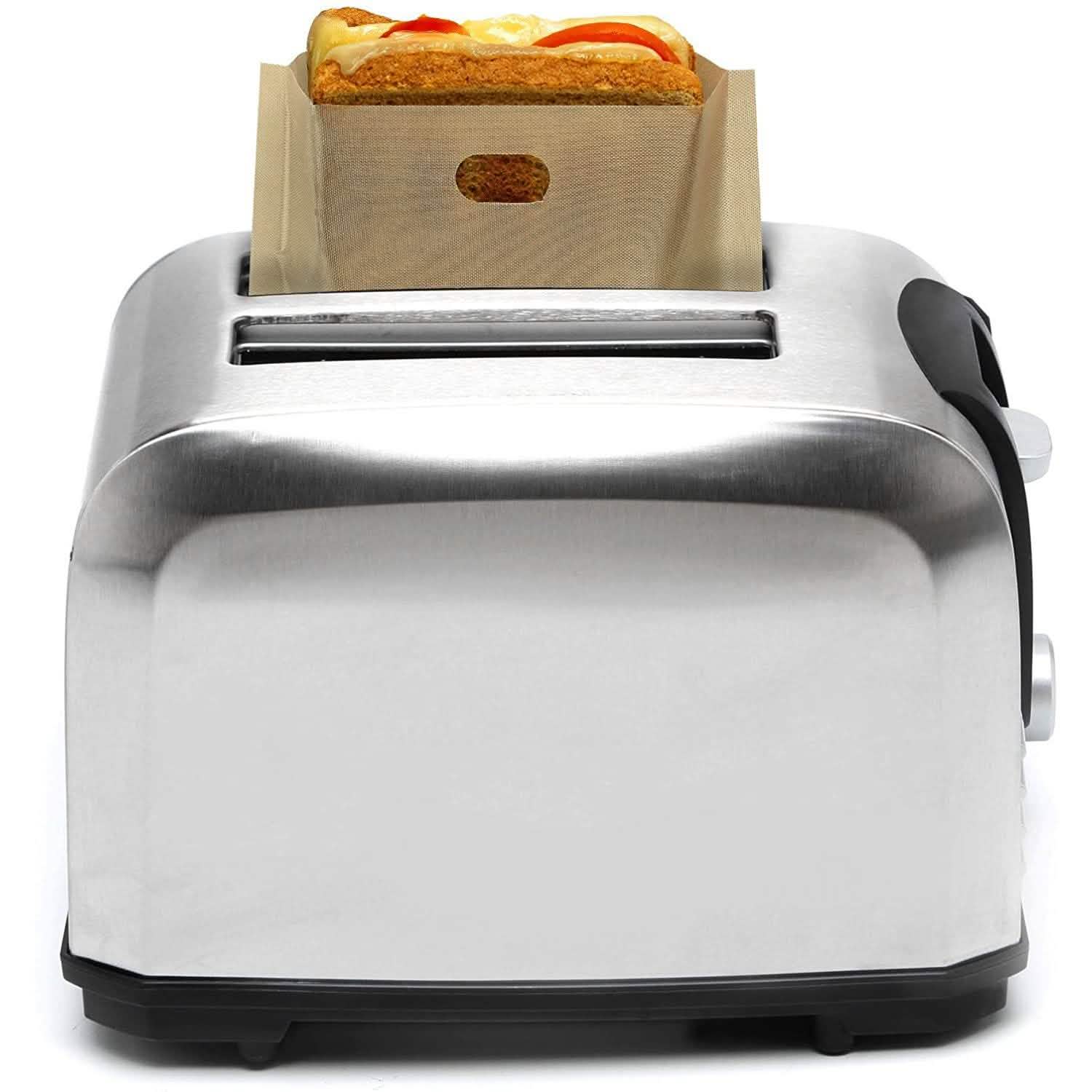 12-Pack: RL Treats Non Stick Reusable Toaster Bags for Sandwich and Grilling Kitchen & Dining - DailySale