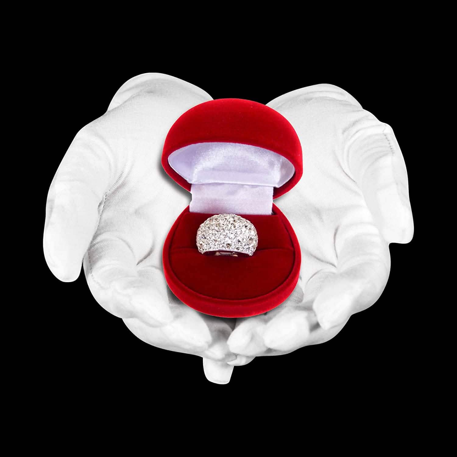 12-Pairs: White Cotton Gloves Everything Else - DailySale