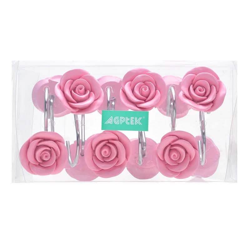 12-Piece: AGPtek Fashion Decorative Home Rose Curtain Hooks Lighting & Decor - DailySale