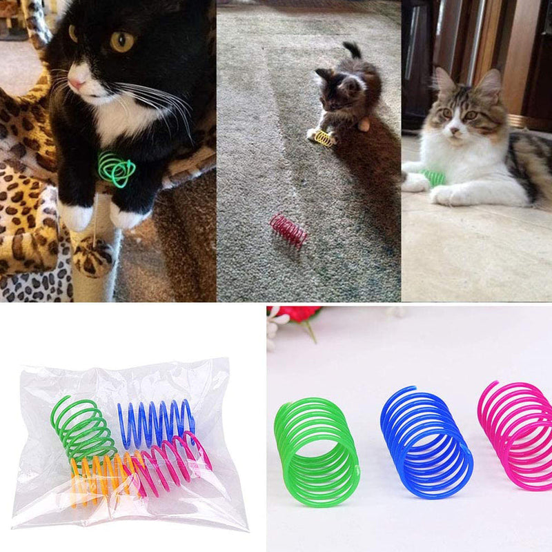 12-Piece: Cat Coil Spring Toy Pet Supplies - DailySale