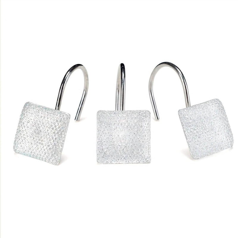 12-Piece: Decorative Shower Curtain Hooks Bathroom Bath - DailySale