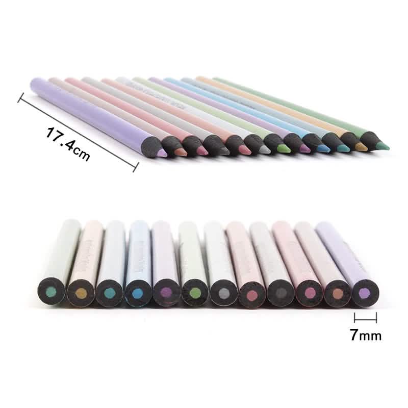 12-Piece: Metallic Colored Pencils Art & Craft Supplies - DailySale