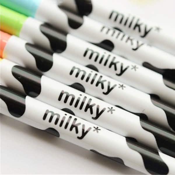 12-Piece: Milky Cow Multicolor Gel Pens Art & Craft Supplies - DailySale