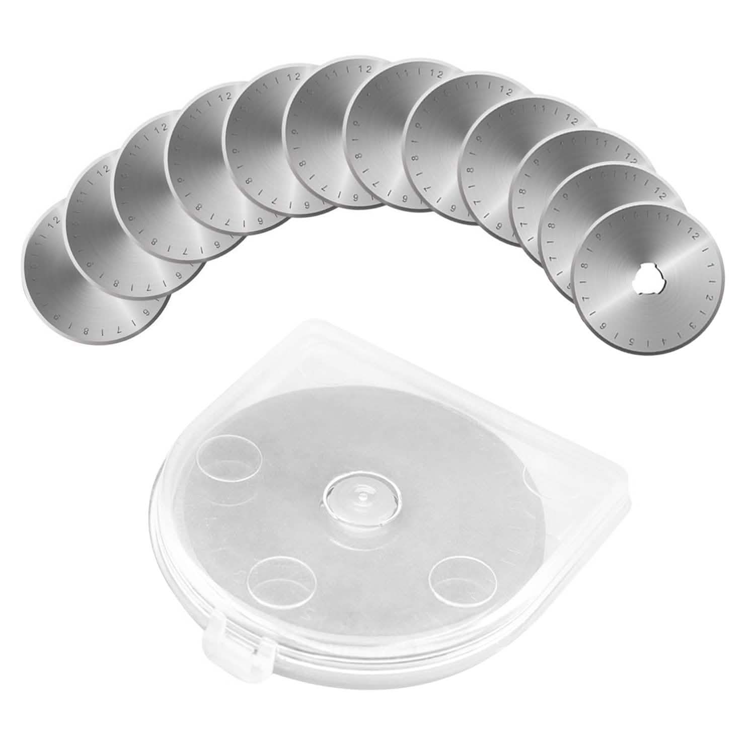 12-Piece Set: 45mm Rotary Cutter Blades Home Improvement - DailySale