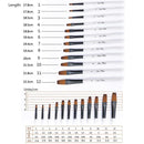 12-Piece Set: Artist Watercolor Painting Brushes