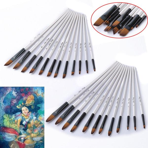 12-Piece Set: Artist Watercolor Painting Brushes Everything Else - DailySale