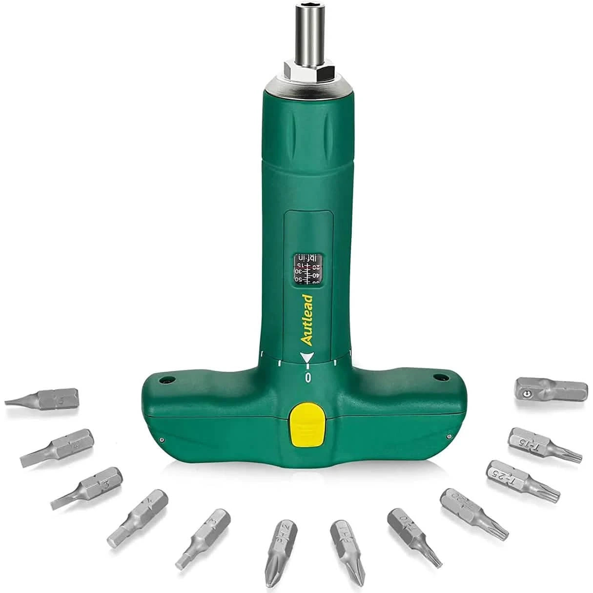 12-Pieces: AUTLEAD Torque Screwdriver, T-shape Torque Wrench Home Improvement - DailySale