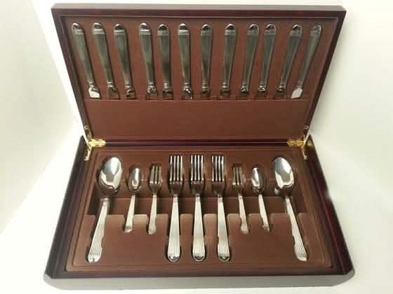 12 Setting 72-Piece: Guy Degrenne Flatware Set Kitchen Essentials - DailySale