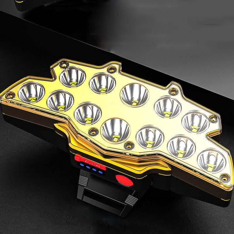 12 x P90 LED Headlamp USB Rechargeable Long Shoot 4 Modes Sports & Outdoors - DailySale