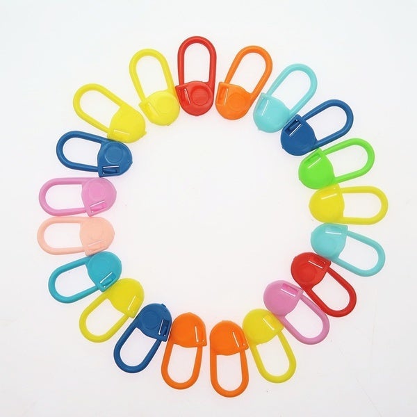 120-Pack: Mix Color Plastic Knitting Tools Locking Stitch Markers Crochet Art & Craft Supplies - DailySale