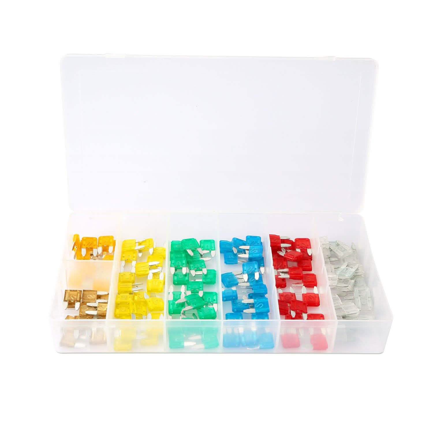 120-Pieces: Mini Auto Blade Fuse Set Automotive - DailySale